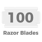 Double Edge Razor Blades, 100 Counts Safety Razor Blades for Shaving, Platinum Stainless Steel Shaving Blades for Men and Women, Fits All Standard Double Edge Razors
