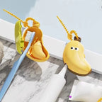 Portable Toothbrush Holder Must-Have Travel Toothbrush Protective Cap Cute Banana Hiking Camping Brush Cap Case ABS Dust Cap